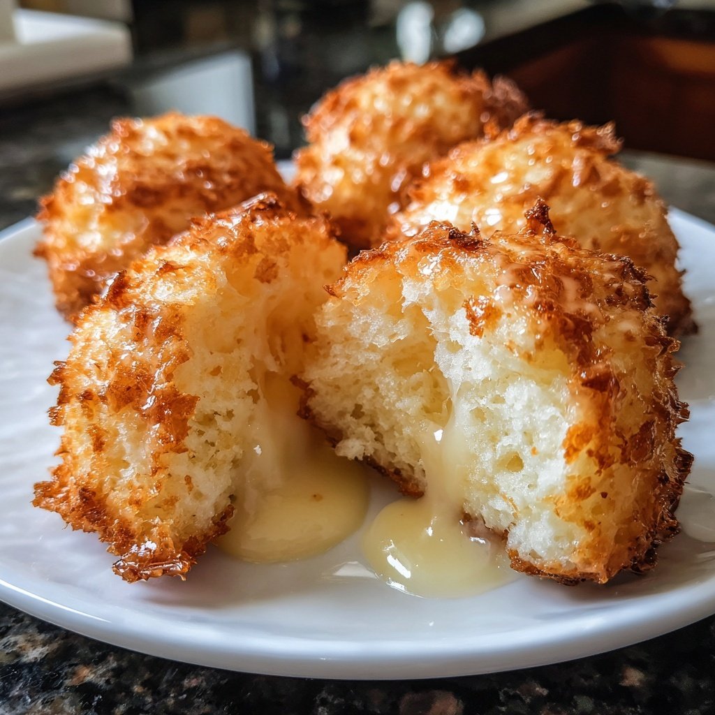 Quarkbällchen mit Vanillearoma