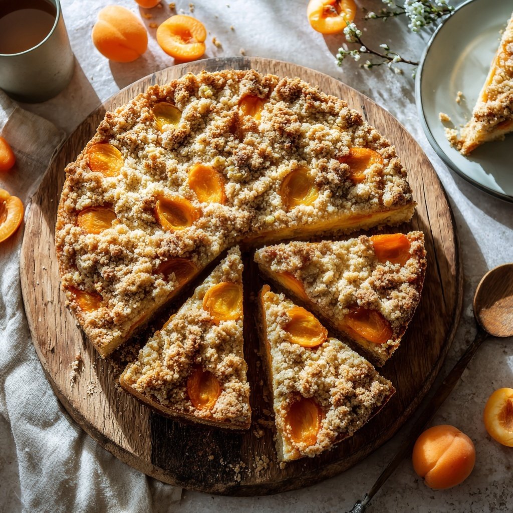 Streuselkuchen Mit Aprikosen