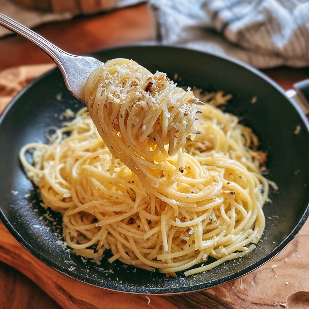 Schnell & Einfach 15-Minuten Knoblauchpasta