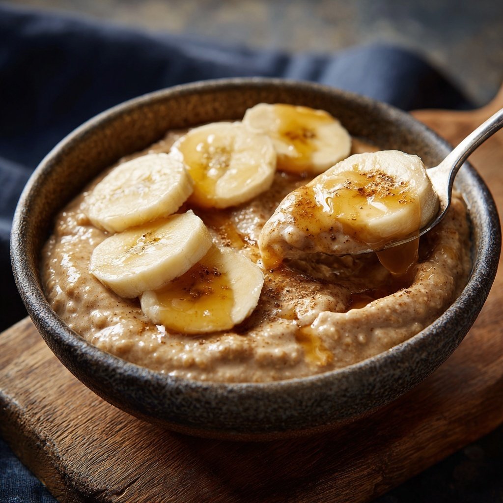 Frühstücksideen mit Haferbrei und Banane