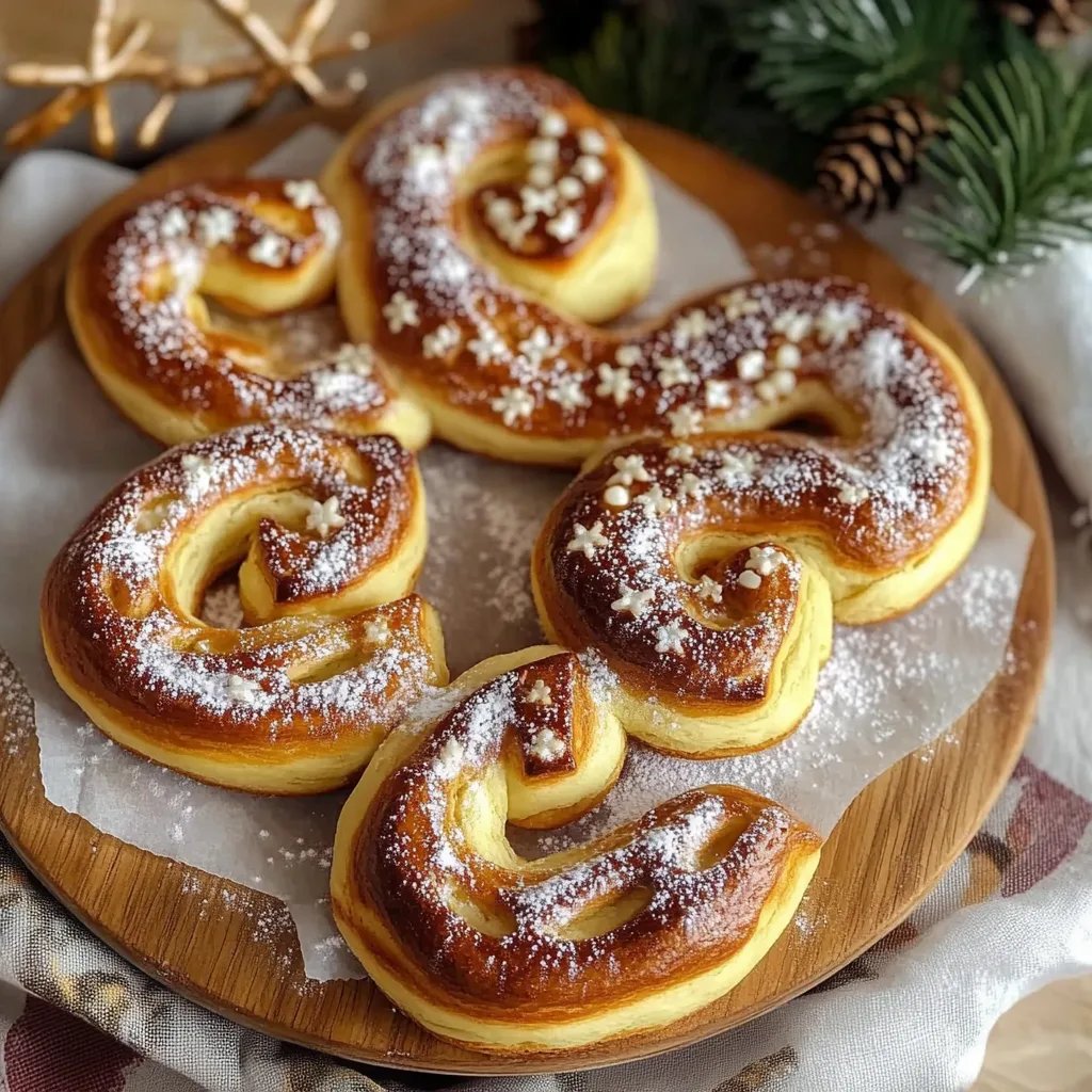 Festliche Blätterteig-Tannenbäume