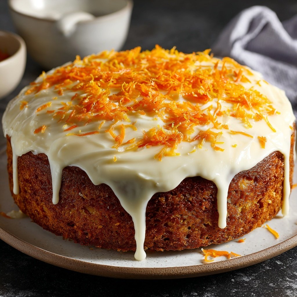 Karottenkuchen Mit Frischkäse Frosting