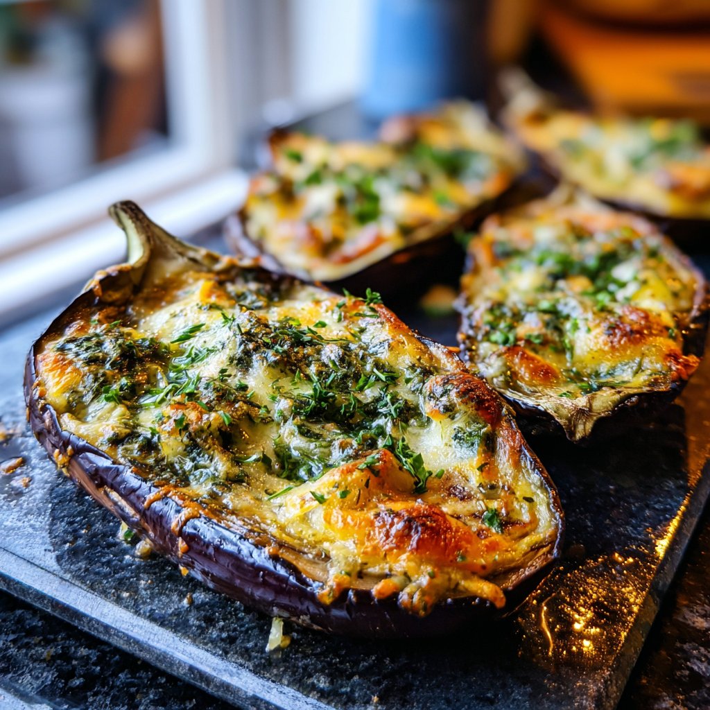 Auberginen aus dem Ofen weich