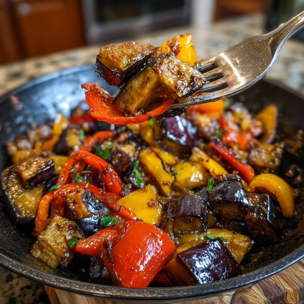Auberginenpfanne leicht
