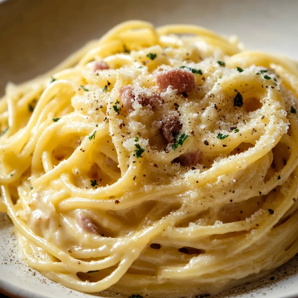 Spaghetti Carbonara Italienischer Art