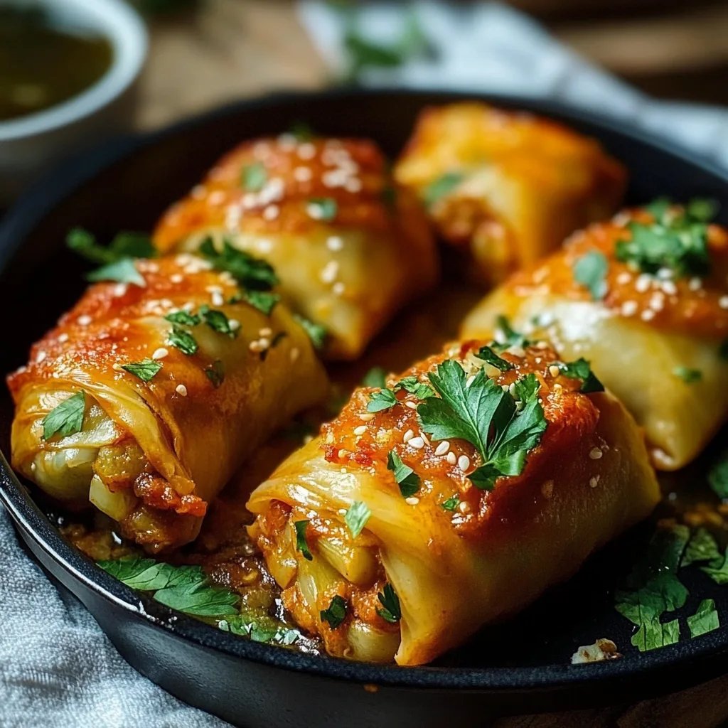 Vegetarische Kohlrouladen