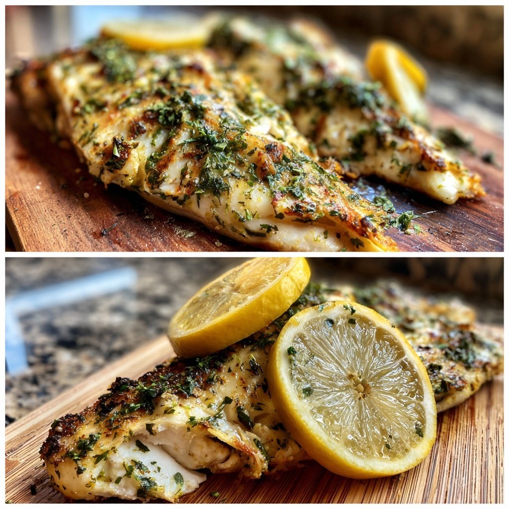 Gesund & Leicht Zitronen-Gegrillter Fisch