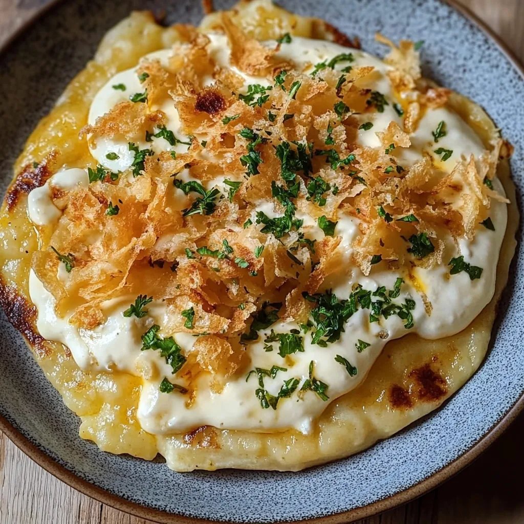 Käse-Spätzle mit Röstzwiebeln